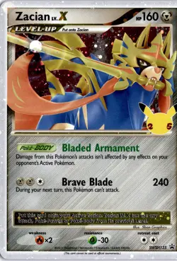Zacian LV. X - Promo SWSH: Sword & Shield Promo Cards SWSH135 NM - Image 1
