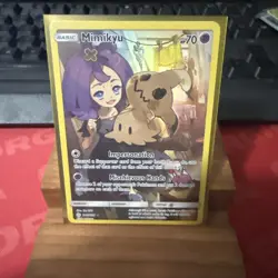 Pokemon Mimikyu Holo Card - 2019 Sword & Shield Cosmic Eclipse 245/236 NM - Image 1