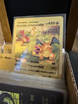 Pokemon Gold Foil Cards 50+ Box - Charizard, Pikachu, Mewtwo, etc. - Image 5