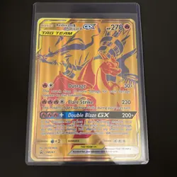 Reshiram & Charizard GX Tag Team SM247 Jumbo Card Sun & Moon: Black Star Promo - Image 1
