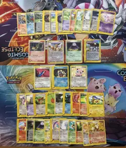 Vintage Pokemon Card Lot E Series Fire Mew Eevee Pikachu Dragonair 38 Cards - Image 1