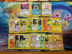 Vintage Pokemon Card Lot E Series Fire Mew Eevee Pikachu Dragonair 38 Cards - Image 2