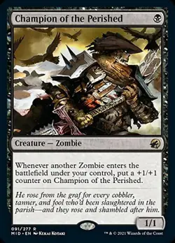 Champion of the Perished - Near Mint MTG Innistrad: Midnight Hunt - Image 1