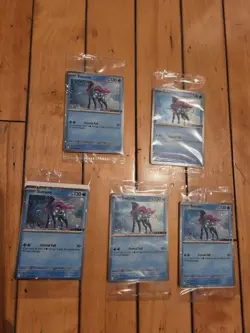5x Pokemon TCG Phantasmal Flames Holo Promo Card EB Games Stamp Suicune SEALED - Image 1