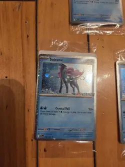 5x Pokemon TCG Phantasmal Flames Holo Promo Card EB Games Stamp Suicune SEALED - Image 2
