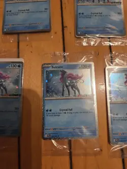 5x Pokemon TCG Phantasmal Flames Holo Promo Card EB Games Stamp Suicune SEALED - Image 3