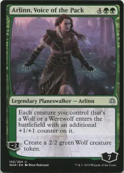 Arlinn, Voice of the Pack U War of the Spark 150 LP-NM MTG - Image 1