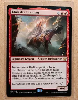 Mtg Magic Etali der Ursturm /Etali, Primal Storm, DEUTSCH Nearmint, Dinosaurier - Image 1
