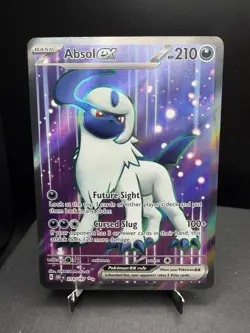 Pokemon TCG SV Obsidian Flames Absol EX 214/197 Full Art Ultra Rare NM - Image 1
