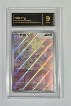 Pokemon Slab: Milcery - 152/142 - SCR - Graded TCG Mint 9 - Image 1
