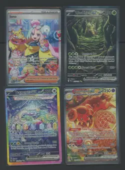 Lot of (4) Pokemon SIR Lot. Iono #269, Terapagos Ex #170, Dachsbun Ex #169 - Image 1
