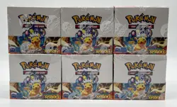 Lot of 6 Pokemon TCG Scarlet & Violet Surging Sparks Booster Boxes Sealed - Image 1
