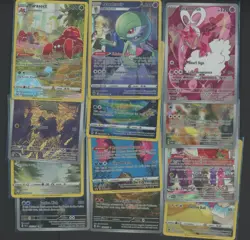 Lot of (12) Pokemon Illustration Rare Lot. Dipplin, Gardevoir, Keldeo, Moltres - Image 1