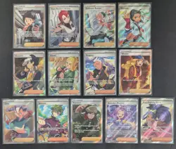 Lot of (13) Pokemon Full Art Trainer Lot. Arcerola, Brandon, Choy, Iris, Worker - Image 2