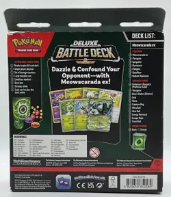 Pokemon TCG Scarlet and Violet Deluxe Battle Deck 2 Box Lot. Meowscarda Ex - Image 2