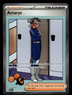 Amarys 170/131 Special Illustration Rare Prismatic Evolutions Pokemon Card - Image 1