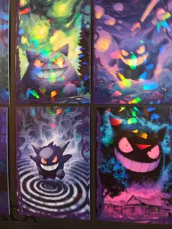 GENGAR Art SET POKEMON DATABASE HALLOWEEN SET ICE HOLO PERU US SELLER 2025 Peru - Image 2