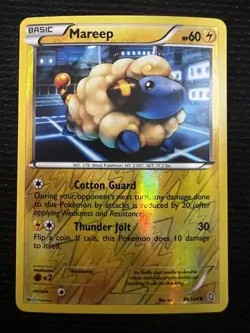 Mareep 38/124 | 2012 Pokemon Dragons exhausted | Reverse Holo | NM - Image 1