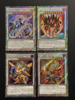 2025 YUGIOH RA04 PLATINUM RARE POWER TOOL DRAGON NM BONUS SET - Image 1