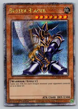 MISPRINT ERROR Buster Blader Yugioh RA04-EN115 QCR NM - Image 2