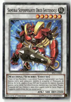 #SP17-IT042 - Superheavy Samurai Ogre Shutendoji Starfoil - 1st Ed,Italian WB1 C - Image 1