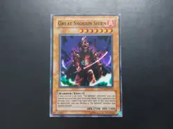 Yugioh - Great Shogun Shien STON-EN013 Super Rare - Image 1