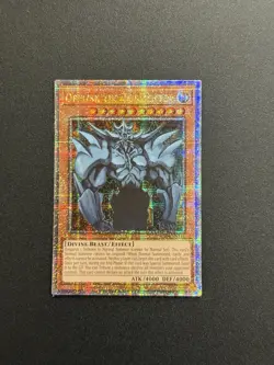 2025 YUGIOH RA04 1ST ED QCR SECRET RARE OBELISK THE TORMENTOR NM ?? - Image 1