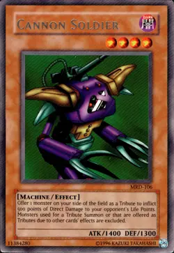 Yugioh! LP Cannon Soldier - MRD-106 - Rare - Unlimited Edition - Image 1