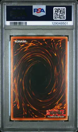 2003 YU-GI-OH! BOOSTER PACK TIN #007 DARK MAGICIAN PSA 8 - Image 2