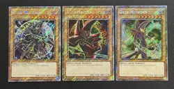 2025 YUGIOH RA04 PLATINUM RARE DARK MAGICIAN ALT ART SET NM ?? - Image 1
