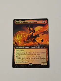 MTG Zuko, Firebending Master (Extended Art) Foil M 0200 NM TLA Magic TCG CCG - Image 2