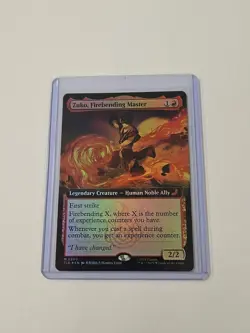 MTG Zuko, Firebending Master (Extended Art) Foil M 0200 NM TLA Magic TCG CCG - Image 4