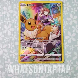 Pokemon Card Eevee TG11/TG30 Ultra Rare Sword Shield Brilliant Stars Singles - Image 1