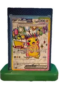 Pokemon TCG Pikachu EX Ultra Rare Holo Card 219/191 Surging Sparks - Image 1