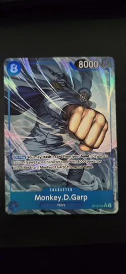 Monkey.D.Garp OP12-056 SR Alt Art Legacy Of The Master One Piece Card - Image 1