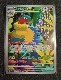 Archeops 132/086 | Scarlet & Violet White Flare | Illustration Rare Pokemon Card - Image 1