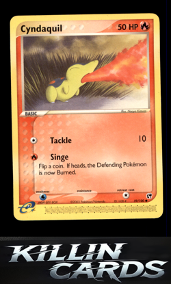 Cyndaquil 59/100 Pokemon Common Sandstorm Card LP - Image 1