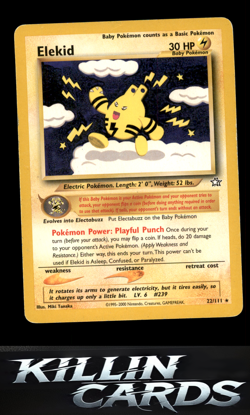 Elekid 022/111 Pokemon Rare Neo Genesis Card NM - Image 1