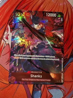 OP09-004 Shanks (2nd Anniversary Alt) ONE PIECE Card TCG NM English - Image 1