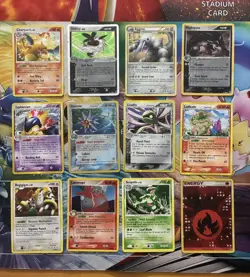 Vintage Pokemon Card Lot Holo Fire Charizard Shiftry Aggron - Image 1