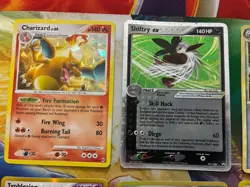 Vintage Pokemon Card Lot Holo Fire Charizard Shiftry Aggron - Image 2