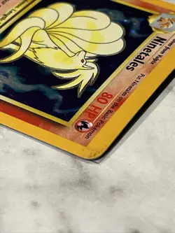 1999 Pokemon Base Set 1 Ninetales Holo Card #12/102 - Image 3