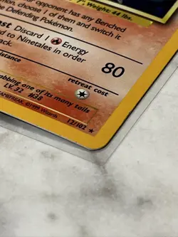1999 Pokemon Base Set 1 Ninetales Holo Card #12/102 - Image 5