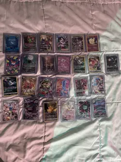 Pokemon TCG card lot 25 NM Full Arts and More! FREE GEM MINT 10 MYSTERY SLAB!! - Image 1
