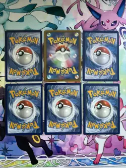 Pokemon TCG SWSH V Promo Cards Lot Umbreon V SWSH203, Glaceon V SWSH196 +4 More - Image 2