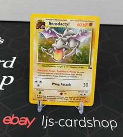 Aerodactyl Fossil 1/62 Holo Rare MP Pokemon Card TK - Image 1