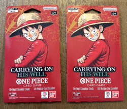 One Piece Card Game Carrying On His Will OP-13 Sleeved Booster Pack Set Lot of 2 - Image 1