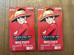 One Piece Card Game Carrying On His Will OP-13 Sleeved Booster Pack Set Lot of 2 - Image 4
