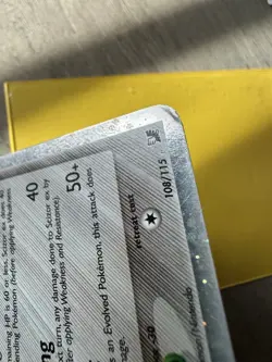 Pokemon TCG Scizor EX Unseen Forces Holo Rare Card 108/115 Lightly Played - Image 3