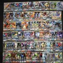 106 Lot Gx RR Pokemon Chinese Card Charizard Lugia Leafeon Sylveon All Holo SQ - Image 1
